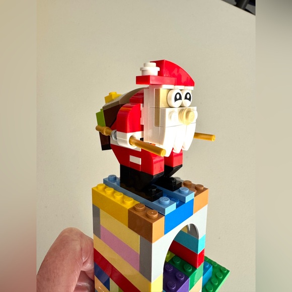 LEGO Assorted Bricks & Storage Box + Holiday Santa Tower - Picture 3 of 15